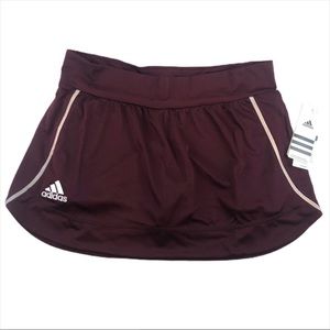NWT Adidas Womens Utility Skort, Sz M, Maroon